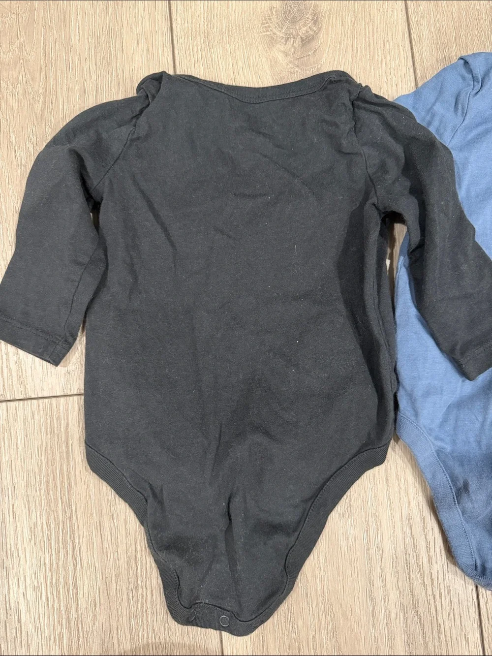 Disney Mickey Mouse Long Sleeve Bodysuits - Black & Blue